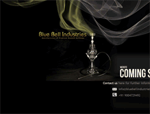 Tablet Screenshot of bluebellindustries.com